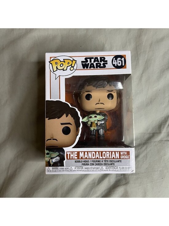 Funko Other - Funko Pop! Vinyl: Star Wars - The Mandalorian with Grogu #461 Used‎